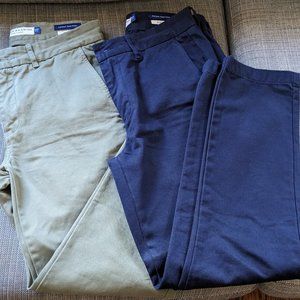 Peter Manning Slim Fit Chinos 28 x 27 (Navy)